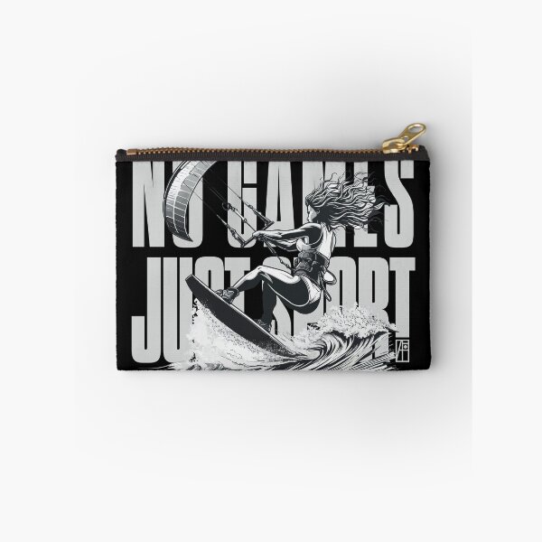 Item preview, NO GAMES JUST SPORT - Kitesurfing - Kitesurfer - WOMEN - 2 designed and sold by ArtProjectShop.