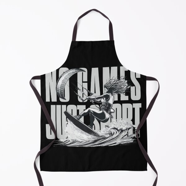 Item preview, NO GAMES JUST SPORT - Kitesurfing - Kitesurfer - WOMEN - 2 designed and sold by ArtProjectShop.