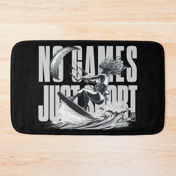Item preview, NO GAMES JUST SPORT - Kitesurfing - Kitesurfer - WOMEN - 2 designed and sold by ArtProjectShop.