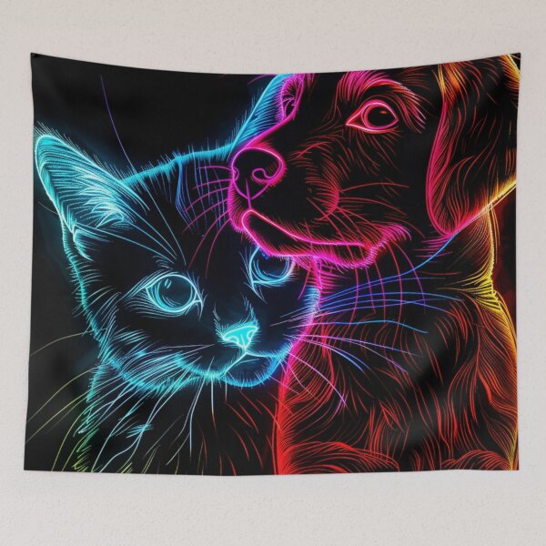 Item preview, Cat & dog friends designed and sold by Cris888.