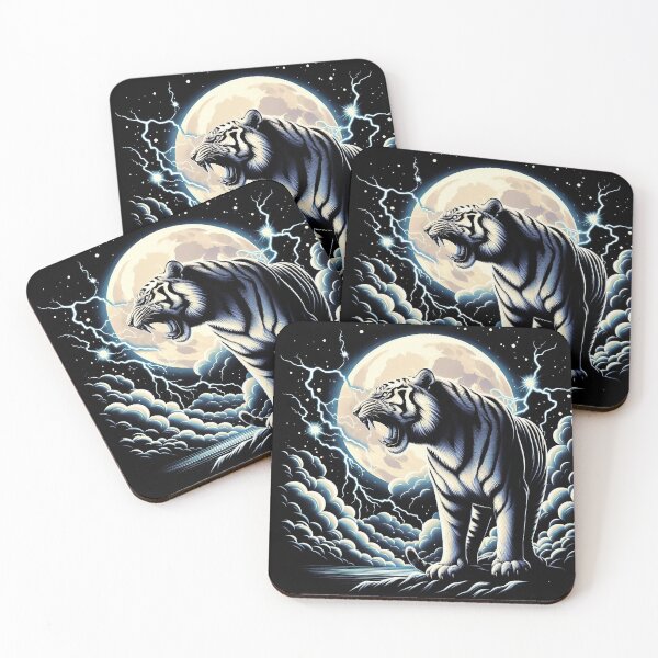 Item preview, Mythical Tiger Under the storm designed and sold by Etern.