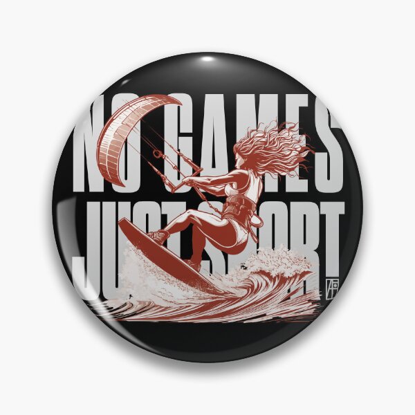 Item preview, NO GAMES JUST SPORT - Kitesurfing - Kitesurfer - WOMEN - 3 designed and sold by ArtProjectShop.