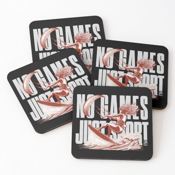 Item preview, NO GAMES JUST SPORT - Kitesurfing - Kitesurfer - WOMEN - 3 designed and sold by ArtProjectShop.