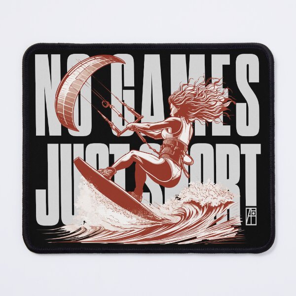 Item preview, NO GAMES JUST SPORT - Kitesurfing - Kitesurfer - WOMEN - 3 designed and sold by ArtProjectShop.