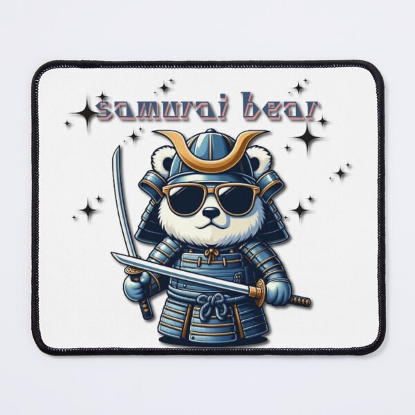 Item preview, Cool white bear samurai warrior designed and sold by kankan22.