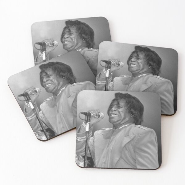 Item preview, James Brown - BW Photograph designed and sold by ConcertImages.