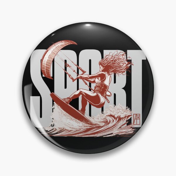 Item preview, SPORT - Kitesurfing - Kitesurfer - WOMEN - 4 designed and sold by ArtProjectShop.