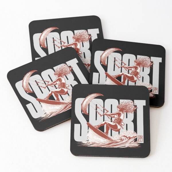 Item preview, SPORT - Kitesurfing - Kitesurfer - WOMEN - 4 designed and sold by ArtProjectShop.