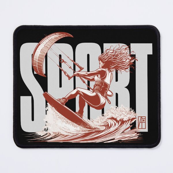 Item preview, SPORT - Kitesurfing - Kitesurfer - WOMEN - 4 designed and sold by ArtProjectShop.