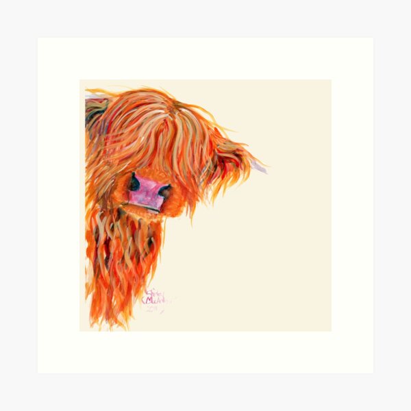 Item preview, HIGHLAND COW 'PEEKABOO' BY SHIRLEY MACARTHUR designed and sold by Shirley MacArthur Limited.