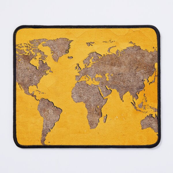 Item preview, Earth shaped crack in Yellow wall designed and sold by stevanovicigor.