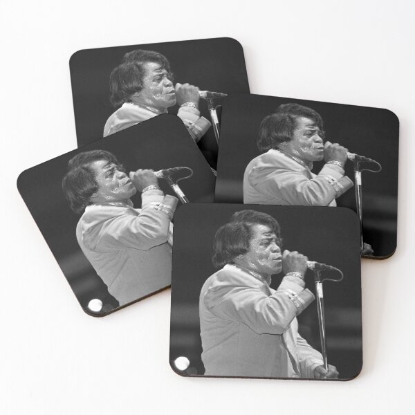 Item preview, James Brown - BW Photograph designed and sold by ConcertImages.