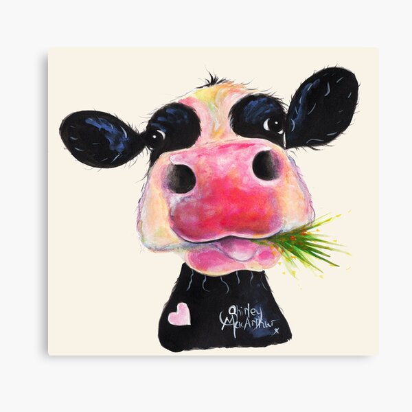 Item preview, NOSEY COW PRiNT 'HURLEY BURLEY' BY SHiRLeY MacARTHuR designed and sold by Shirley MacArthur Limited.