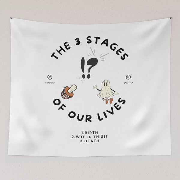 Item preview, Life in 3 stages cartoon designed and sold by K1ndo.