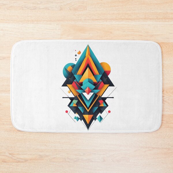 Item preview, Vibrant Geometry Collection: Abstract Geometric Art Design designed and sold by Kookie Tarp.