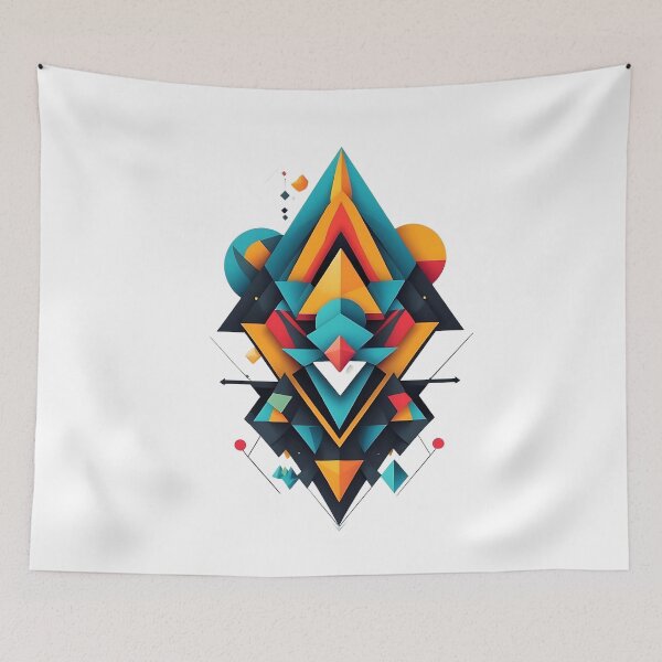 Item preview, Vibrant Geometry Collection: Abstract Geometric Art Design designed and sold by Kookie Tarp.