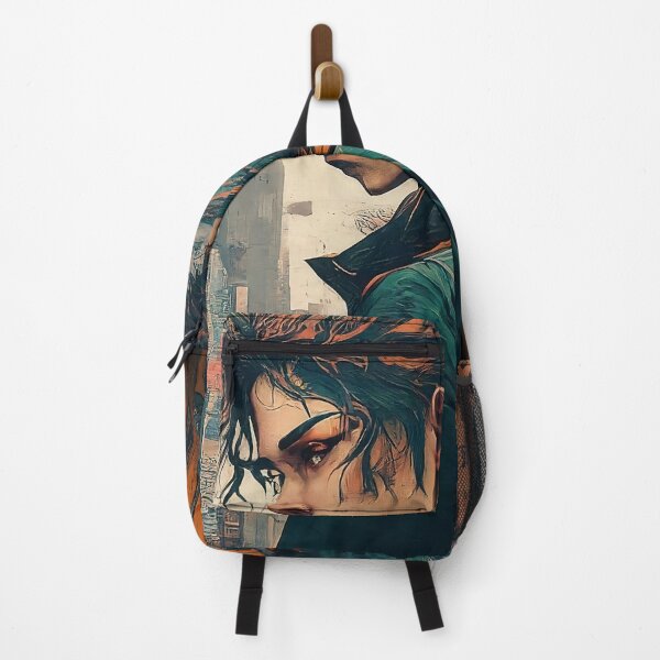 Item preview, A Man in japan city anime style carry a bag vintage tone designed and sold by HakunamatataTin.