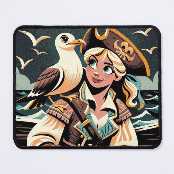 Item preview, Pirate Woman designed and sold by Wayzoftheworld.