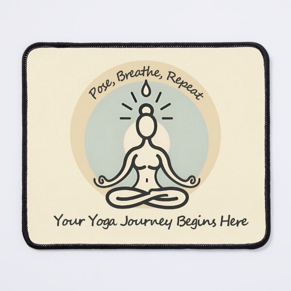 Item preview, Your Yoga Journey Begins Here designed and sold by MorrinaStyle.