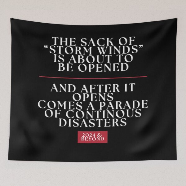 Item preview, The Sack of Storm Winds Is About To Be Opened designed and sold by signshirtz.
