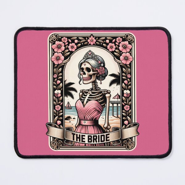 Item preview, The Bride Skeleton Tarot Card designed and sold by RockBeeDesigns.