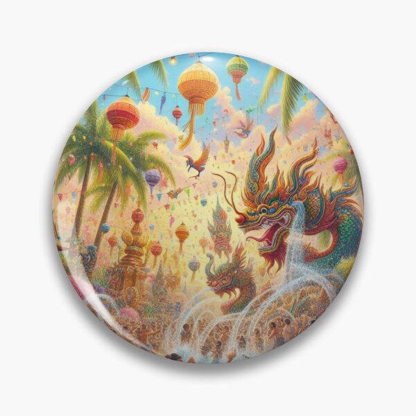 Item preview, Happy Songkran Day designed and sold by PloenThaiArts.