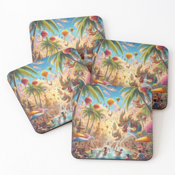 Item preview, Happy Songkran Day designed and sold by PloenThaiArts.