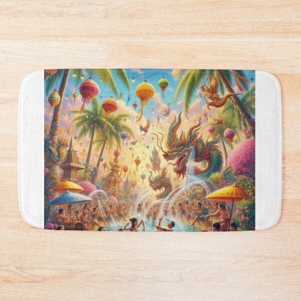 Item preview, Happy Songkran Day designed and sold by PloenThaiArts.