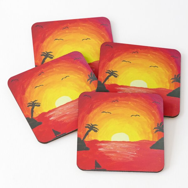 Item preview, Summer sunset painting designed and sold by nvrprooo.