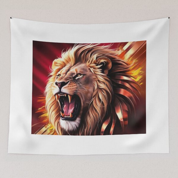 Item preview, Majestic Roar: Lion of Victory designed and sold by eprojetoas.