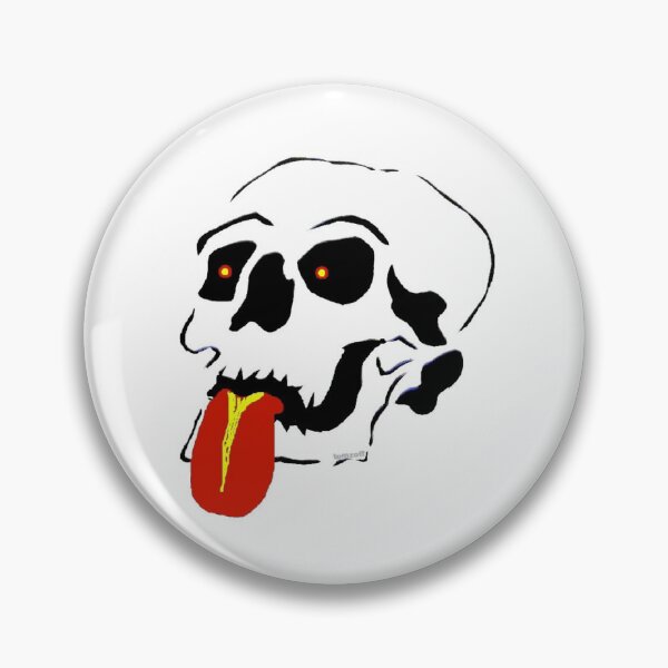Item preview, Cheeky skull sticks out its tongue designed and sold by ZoffArt-Shop.