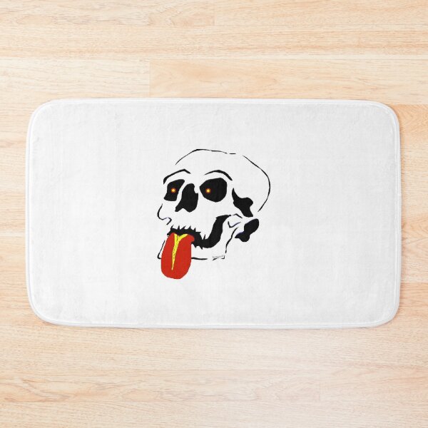 Item preview, Cheeky skull sticks out its tongue designed and sold by ZoffArt-Shop.