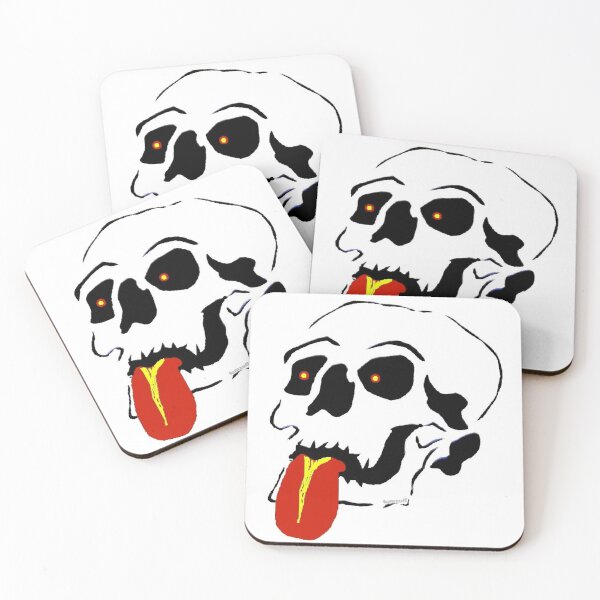 Item preview, Cheeky skull sticks out its tongue designed and sold by ZoffArt-Shop.