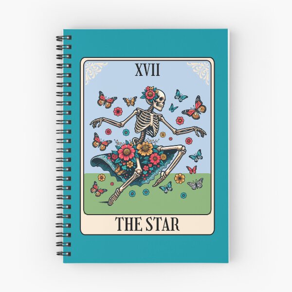 Item preview, The Star Skeleton Tarot Card designed and sold by RockBeeDesigns.