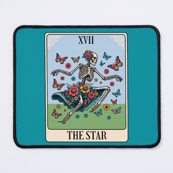 Item preview, The Star Skeleton Tarot Card designed and sold by RockBeeDesigns.