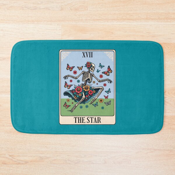 Item preview, The Star Skeleton Tarot Card designed and sold by RockBeeDesigns.