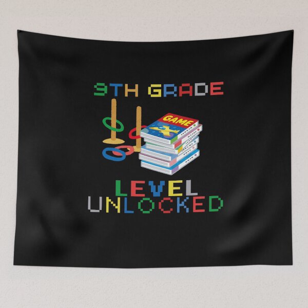 Item preview, Level Up 9th Grade Unlocked Back to School Video Gamer designed and sold by sumajouda.