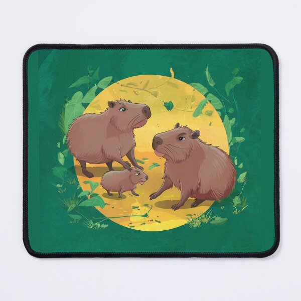 Item preview, Family capybaras capybara happy family designed and sold by Newhyperion.
