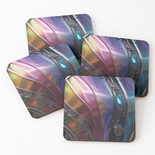 Item preview, Futuristic Multicolored Metallic Suit designed and sold by masabo.