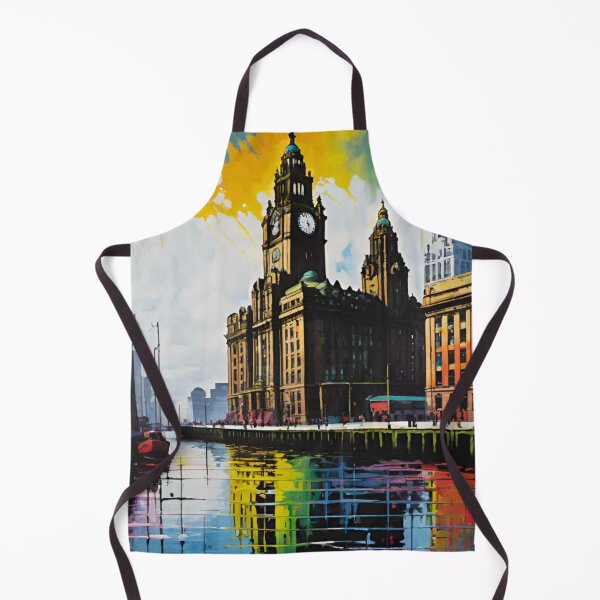 Item preview, Iconic Liver Building in Liverpool designed and sold by GrizzlyCollective.