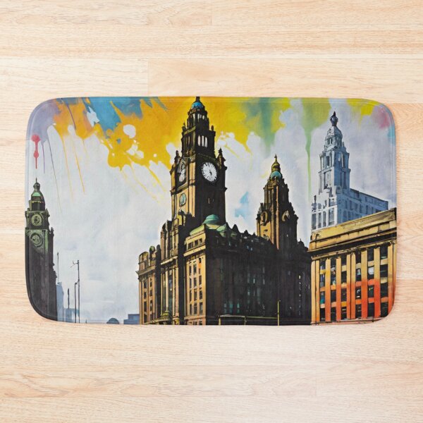 Item preview, Iconic Liver Building in Liverpool designed and sold by GrizzlyCollective.