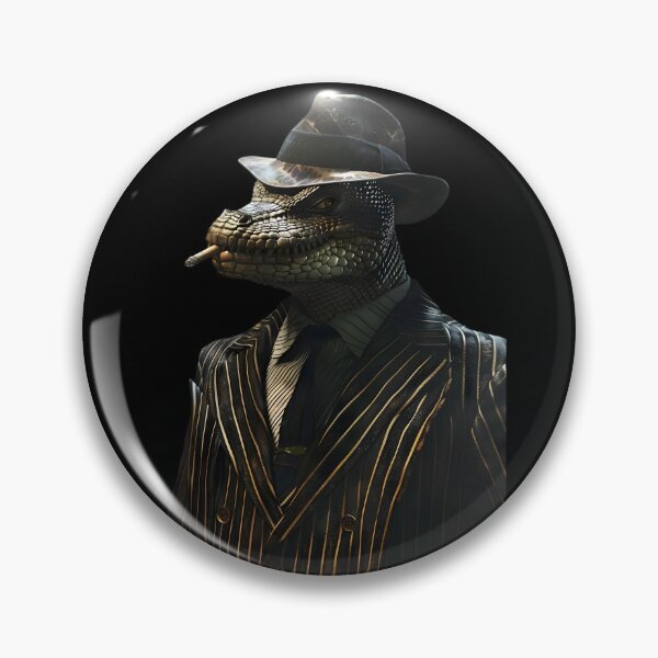 Artikelvorschau, Reptilien-Verbrecherbosse entworfen und verkauft von AI-Only Creations.