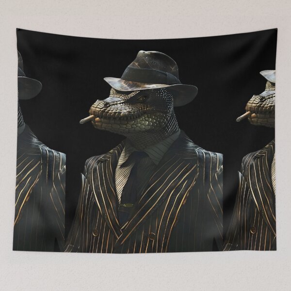 Item preview, Reptilian Crime Lords designed and sold by AI-Only Creations.