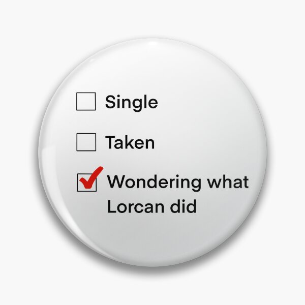 Item preview, Single, taken, wondering what Lorcan did designed and sold by everythingerin6.
