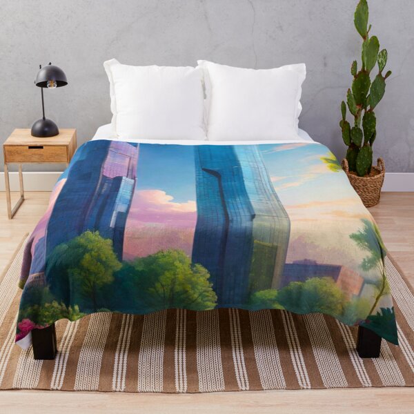 Item preview, Futuristic Skyscraper in English City designed and sold by GrizzlyCollective.