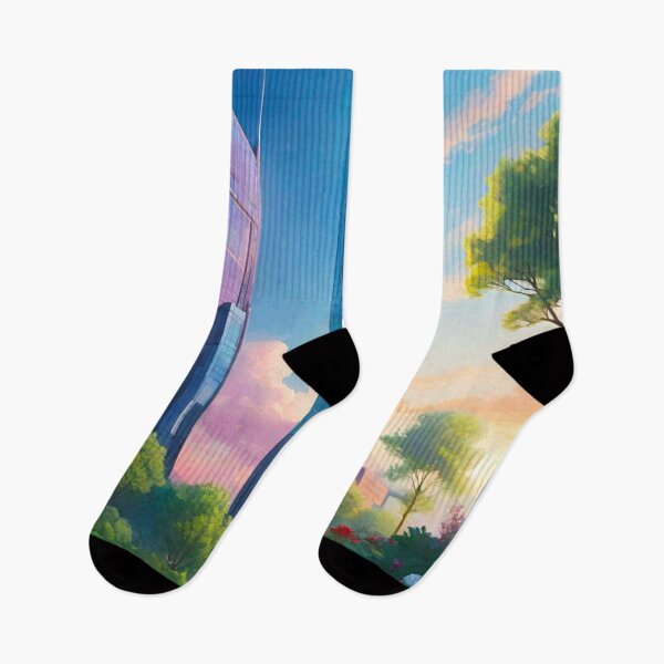 Item preview, Futuristic Skyscraper in English City designed and sold by GrizzlyCollective.