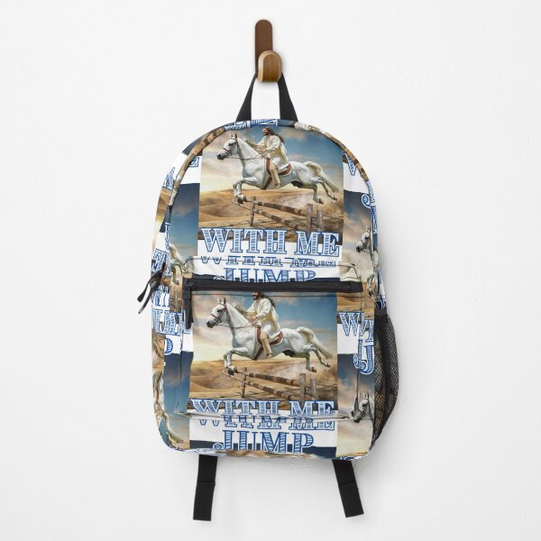 Item preview, JUMP with me say Jesus on horseback christian funny cute crazy gifts designed and sold by thankful-loco.