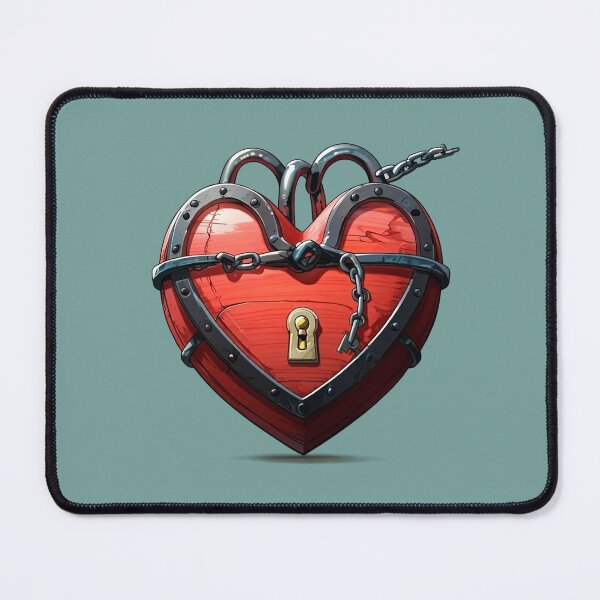 Item preview, Chain Locked Heart  designed and sold by Digiheart.