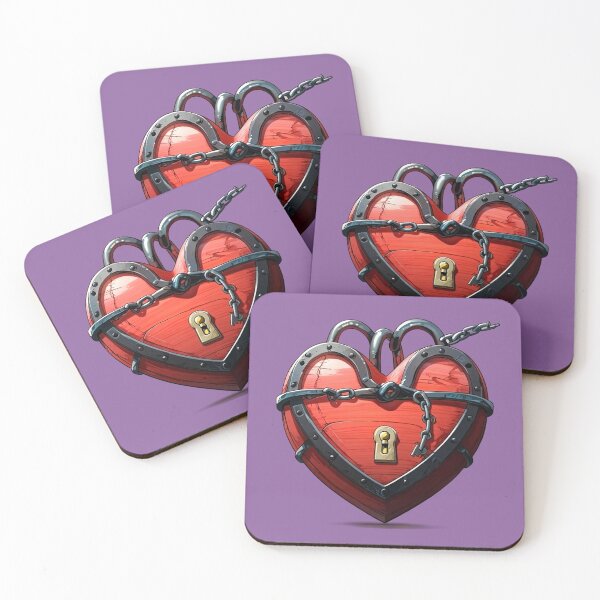 Item preview, Chain Locked Heart  designed and sold by Digiheart.