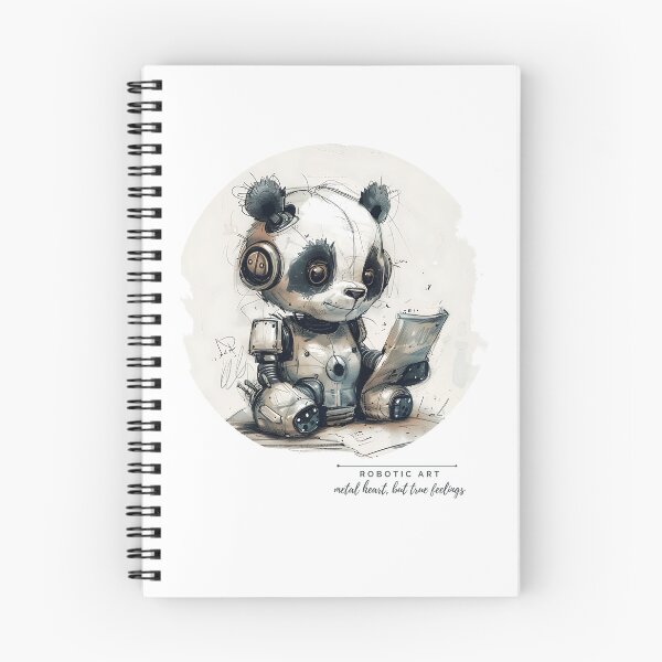 Item preview, Sweet Robot Panda Robotic Art designed and sold by BetiOnDemand.